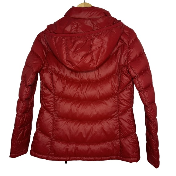 Calvin Klein Duck Down Lightweight Quilted Red Jacket Packable - Picture 4 of 8